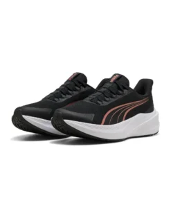 PUMA - SNEAKERS DASHER LITE SLIPTECH NERA CON DETTAGLI ROSE GOLD DA DONNA, 312963-01