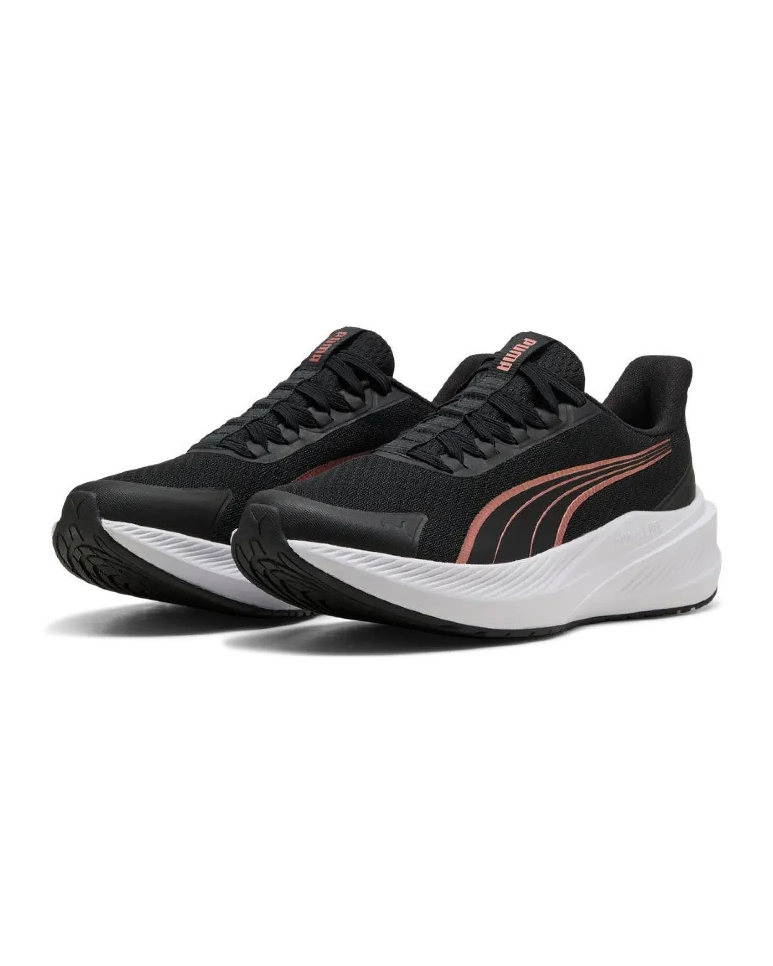 PUMA - SNEAKERS DASHER LITE SLIPTECH NERA CON DETTAGLI ROSE GOLD DA DONNA, 312963-01