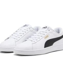 PUMA - SNEAKERS DA UOMO BIANCA E NERA SMASH 3.0 L - 390987-11