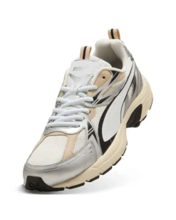 PUMA - SNEAKERS DA UOMO  BIANCA, NERA E BEIGE MILENIO TECH,  402623-03