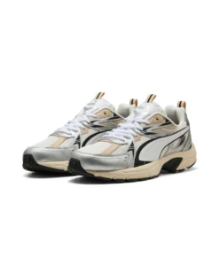 PUMA - SNEAKERS DA UOMO  BIANCA, NERA E BEIGE MILENIO TECH,  402623-03