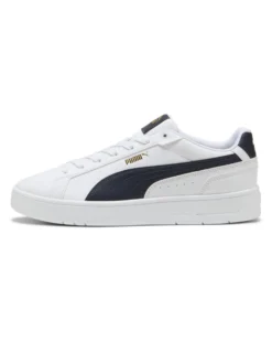 PUMA - SNEAKERS DA UOMO COURT CLASSICO  BIANCA E BLU - 400284-01
