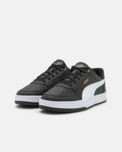 PUMA - Sneakers da uomo nera e bianca con dettagli oro - CAVEN 2.0