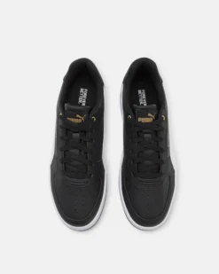 PUMA - Sneakers da uomo nera e bianca con dettagli oro - CAVEN 2.0