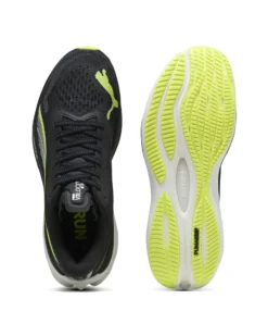 PUMA - SNEAKERS DA UOMO VELOCITY NITRO 3 NERA,GIALLO FLUO - 377748-18