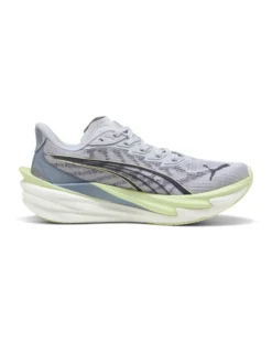 PUMA - SNEAKERS  DEVIATE NITRO 4 GRIGIA, NERA E LIME DA DONNA, 312124-03