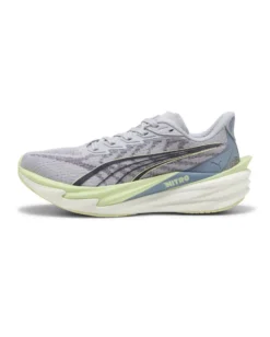 PUMA - SNEAKERS  DEVIATE NITRO 4 GRIGIA, NERA E LIME DA DONNA, 312124-03