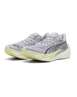 PUMA - SNEAKERS  DEVIATE NITRO 4 GRIGIA, NERA E LIME DA DONNA, 312124-03