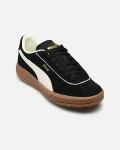 PUMA - SNEAKERS DONNA NERE E BIANCHE CLUB KLASSIKA SUEDE, 400718-02