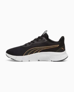 PUMA - SNEAKERS FLEXFOCUS LITE MODERN NERA CON DETTAGLI ORO DA DONNA, 310093-08