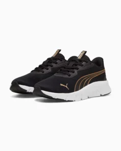 PUMA - SNEAKERS FLEXFOCUS LITE MODERN NERA CON DETTAGLI ORO DA DONNA, 310093-08