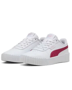 PUMA - SNEAKERS JUNIOR CARINA 3.0 GS, BIANCA E FUXIA, NUMERATA 36/39 - 401476-06
