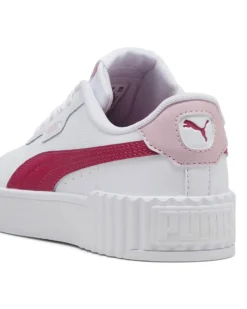 PUMA - SNEAKERS JUNIOR CARINA 3.0 GS, BIANCA E FUXIA, NUMERATA 36/39 - 401476-06