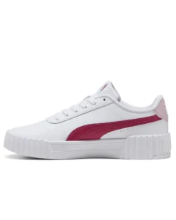 PUMA - SNEAKERS JUNIOR CARINA 3.0 GS, BIANCA E FUXIA, NUMERATA 36/39 - 401476-06