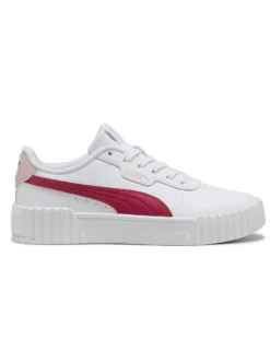 PUMA - SNEAKERS JUNIOR CARINA 3.0 GS, BIANCA E FUXIA, NUMERATA 36/39 - 401476-06