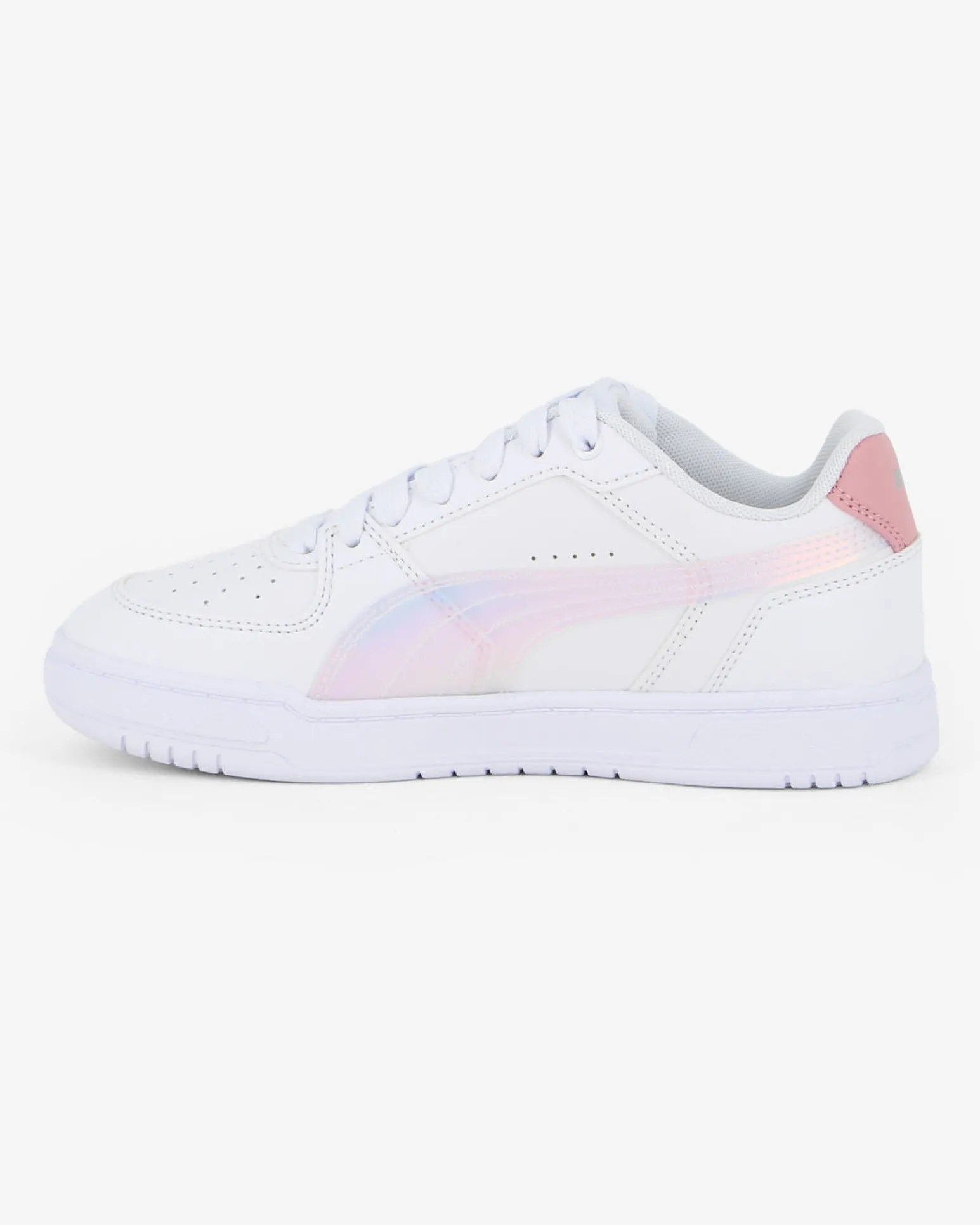 PUMA - SNEAKERS JUNIOR CAVEN III HOLO 2.0 GS BIANCA CON DETTAGLI ROSA DAL 36 AL 39, 406893-01