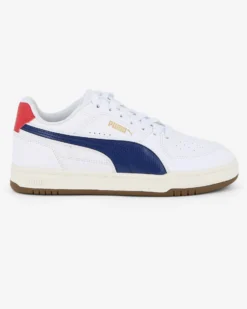 PUMA - SNEAKERS JUNIOR CAVEN III RETRO AC+GS BIANCA, BLU E ROSSA DAL  36 AL 39, 406896-01