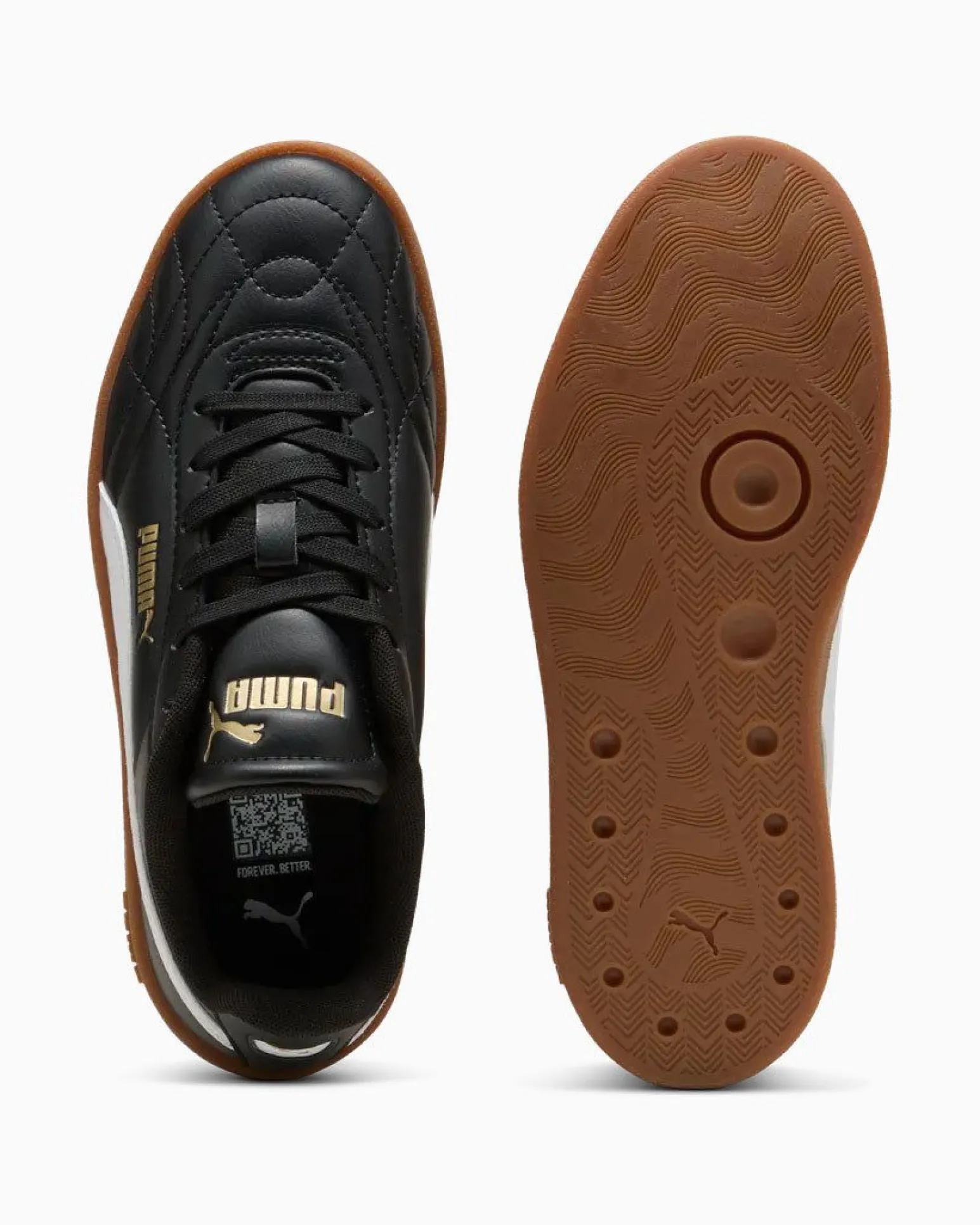 PUMA - SNEAKERS JUNIOR CLUB II INDOOR GS NERA E BIANCA DAL 36 AL 39, 406252-01