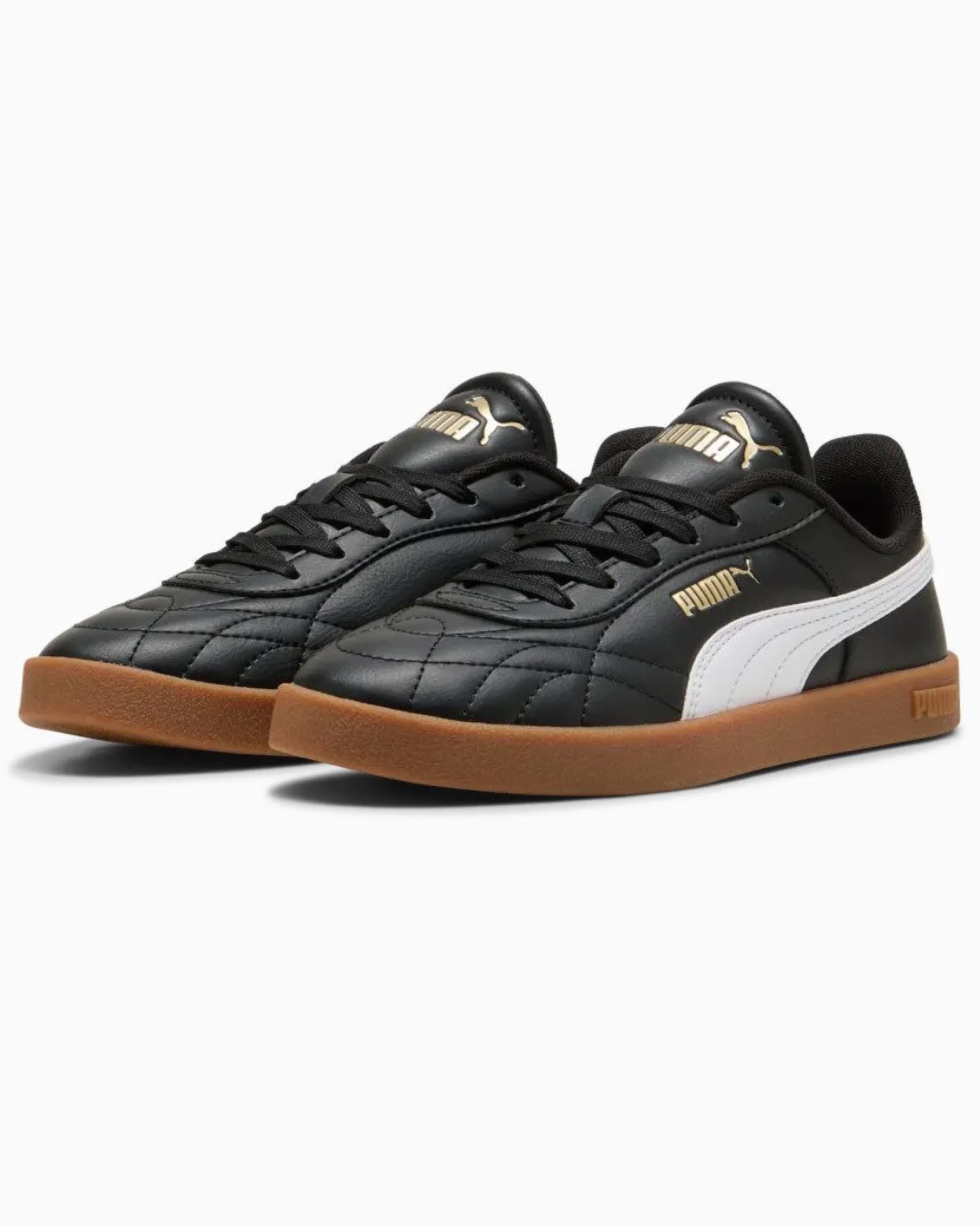 PUMA - SNEAKERS JUNIOR CLUB II INDOOR GS NERA E BIANCA DAL 36 AL 39, 406252-01