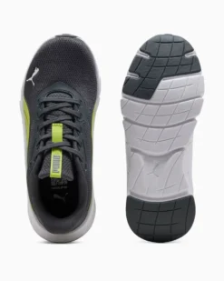 PUMA - SNEAKERS JUNIOR FLEXFOCUS LITE MODERN GS GRIGIO SCURO E LIME, NUMERATA 36/39, 401517-26