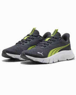 PUMA - SNEAKERS JUNIOR FLEXFOCUS LITE MODERN GS GRIGIO SCURO E LIME, NUMERATA 36/39, 401517-26