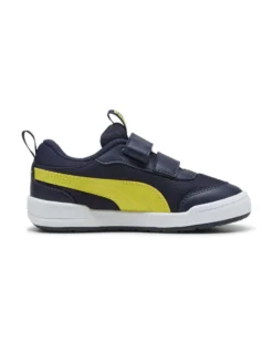 PUMA - SNEAKERS JUNIOR MULTIFLEX 2 MESH V PS BLU E GIALLA DAL 28 AL 35, 405646-02