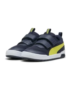 PUMA - SNEAKERS JUNIOR MULTIFLEX 2 MESH V PS BLU E GIALLA DAL 28 AL 35, 405646-02
