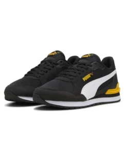PUMA - SNEAKERS JUNIOR ST RUNNER V4 MESH NERA-GIALLA , NUMERATA 36/39 - 399876-03