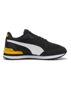 PUMA - SNEAKERS JUNIOR ST RUNNER V4 MESH NERA-GIALLA , NUMERATA 36/39 - 399876-03