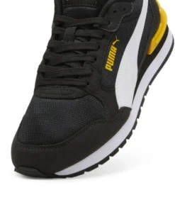 PUMA - SNEAKERS JUNIOR ST RUNNER V4 MESH NERA-GIALLA , NUMERATA 36/39 - 399876-03