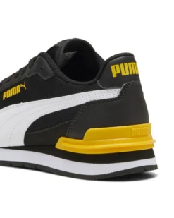PUMA - SNEAKERS JUNIOR ST RUNNER V4 MESH NERA-GIALLA , NUMERATA 36/39 - 399876-03