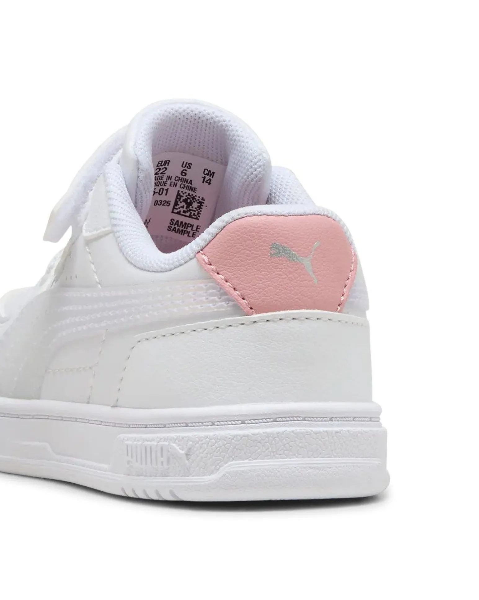 PUMA - SNEAKERS KIDS CAVEN III HOLO 2.0 BIANCA CON DETTAGLI ROSA DAL 20 AL 27, 406895-01