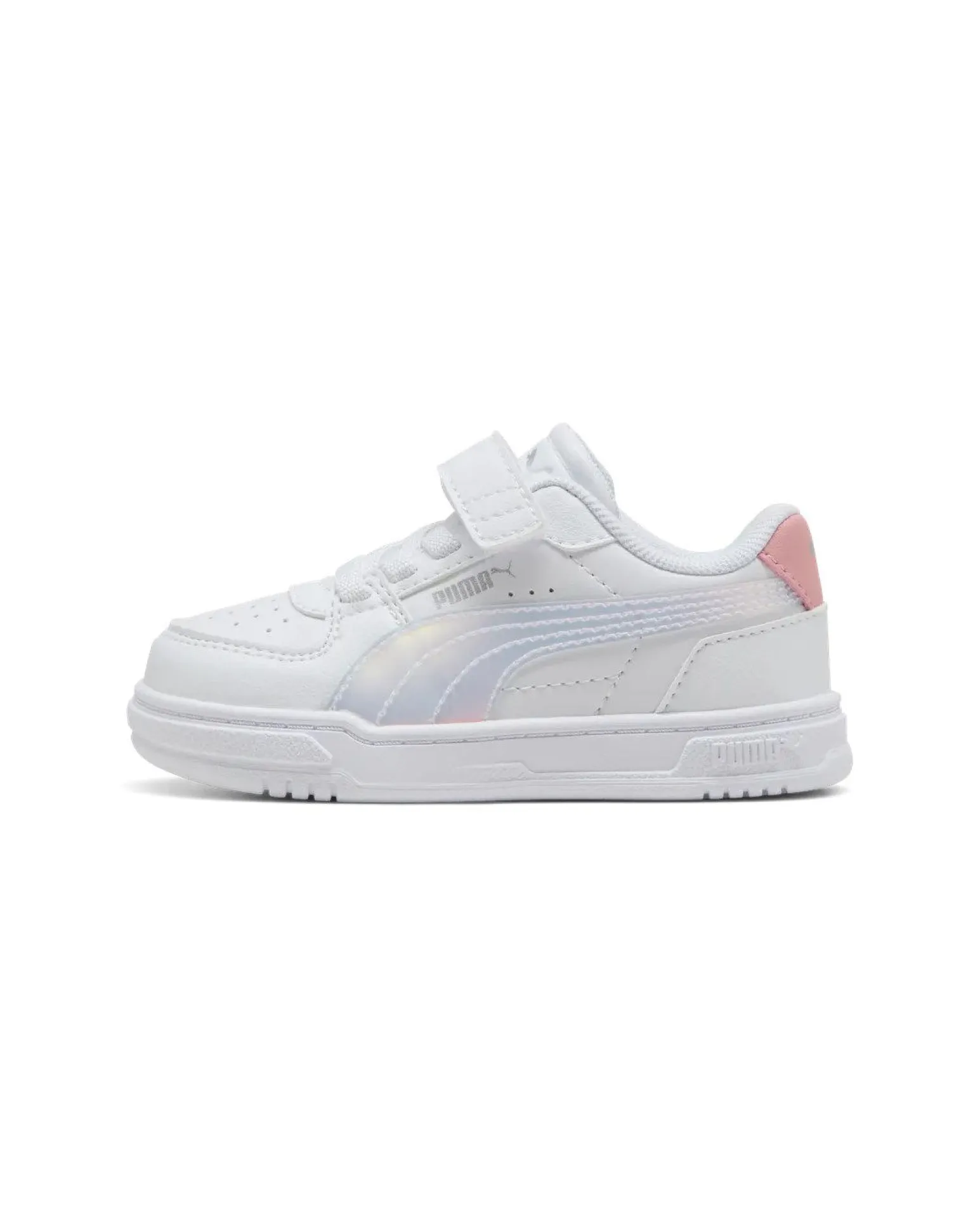 PUMA - SNEAKERS KIDS CAVEN III HOLO 2.0 BIANCA CON DETTAGLI ROSA DAL 20 AL 27, 406895-01