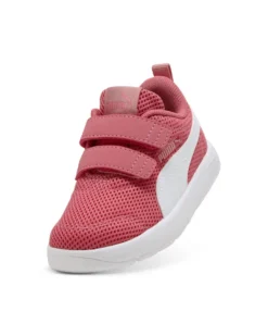 PUMA - SNEAKERS KIDS COURTFLEX V3 MESH TD BIANCA E ROSA DAL 20 AL 23, 398086-21