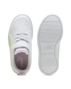 PUMA - SNEAKERS KIDS CRICKIE AC PS BIANCA E LIME DAL 28 AL 35, 385836-46