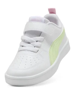 PUMA - SNEAKERS KIDS CRICKIE AC PS BIANCA E LIME DAL 28 AL 35, 385836-46