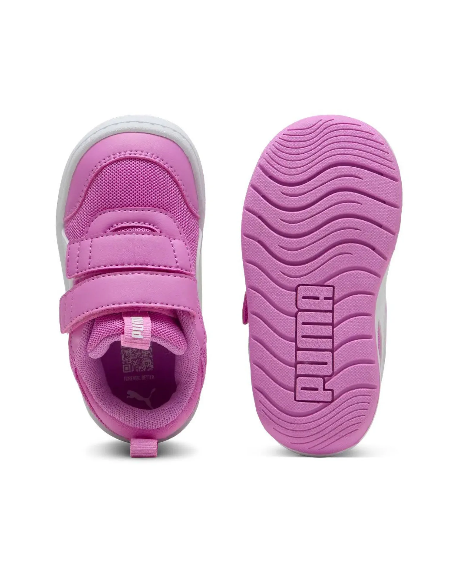 PUMA - SNEAKERS KIDS MULTIFLEX 2 MESH V TD ROSA E BIANCO, NUMERATA DAL 20 AL 27, 405647-03
