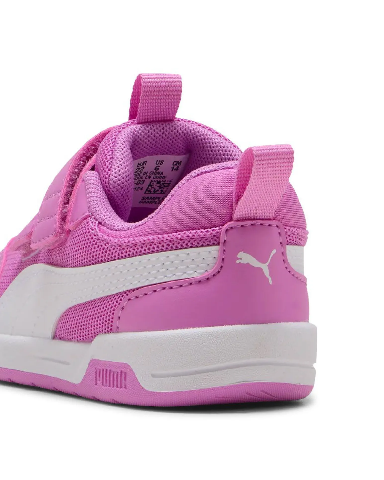 PUMA - SNEAKERS KIDS MULTIFLEX 2 MESH V TD ROSA E BIANCO, NUMERATA DAL 20 AL 27, 405647-03