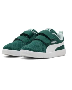 PUMA - SNEAKERS KIDS OURTFLEX V3 MESH VERDE E BIANCA DAL 28 AL 35, 398085-18