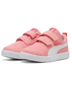 PUMA - SNEAKERS KIDS OURTFLEX V3 MESH ROSA E BIANCA DAL 28 AL 35, 398085-07