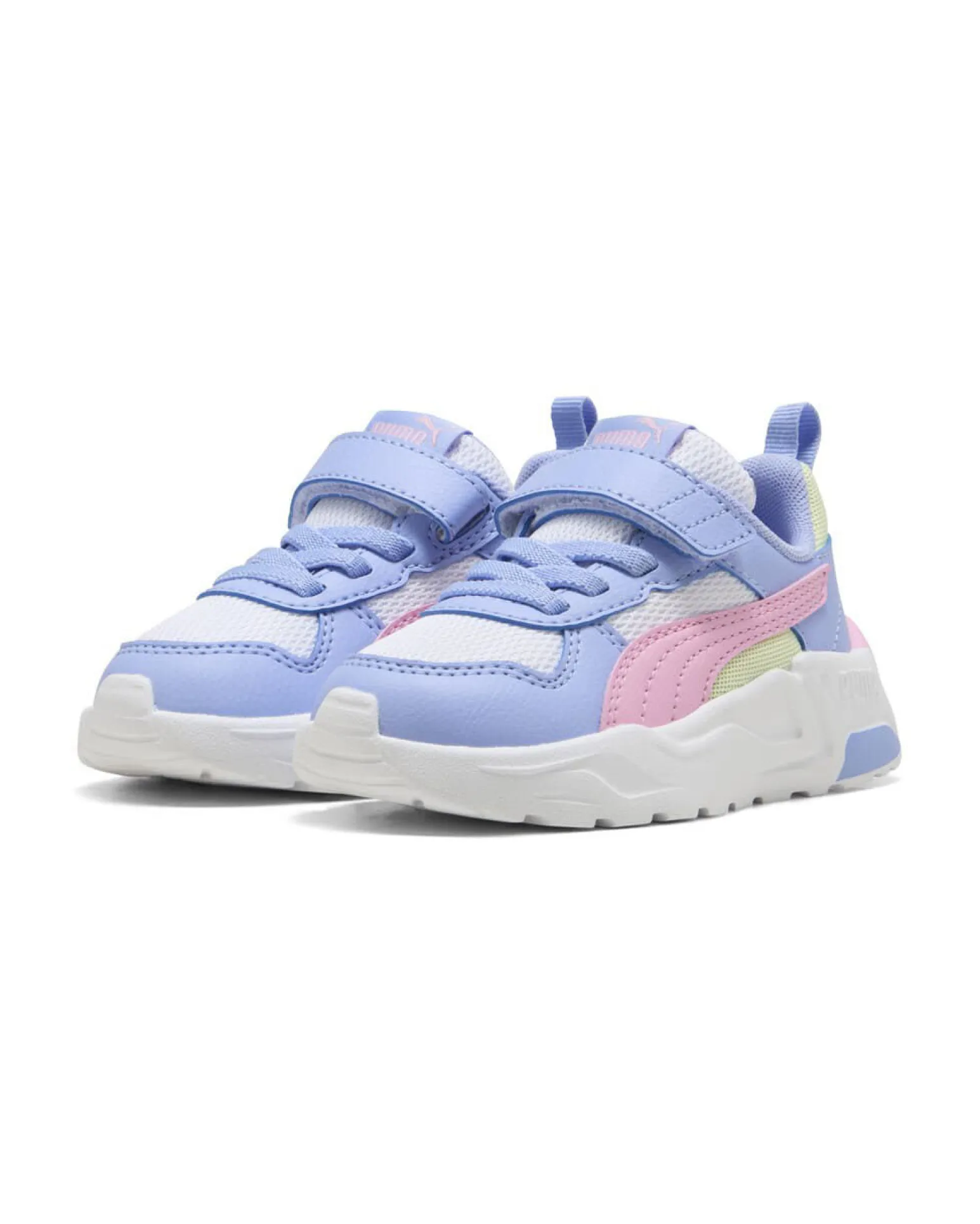 PUMA - SNEAKERS KIDS TRINITY 2 LT TD LILLA, BIANCA, ROSA E LIME DAL 20 AL 27, 403705-11