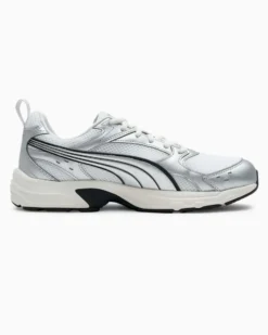 PUMA - SNEAKERS  MILENIO TECH LT BIANCA, SILVER E NERA , 406791-01