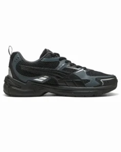 PUMA - SNEAKERS MILENIO TECH 2000 2TONE NERE CON DETTAGLI SILVER E GRIGI DA UOMO, 404914-01