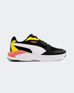 PUMA - Sneakers nera e bianca con dettagli colorati e soletta in memory foam, numerata 36/39 - X RAY SPEED LITE JR
