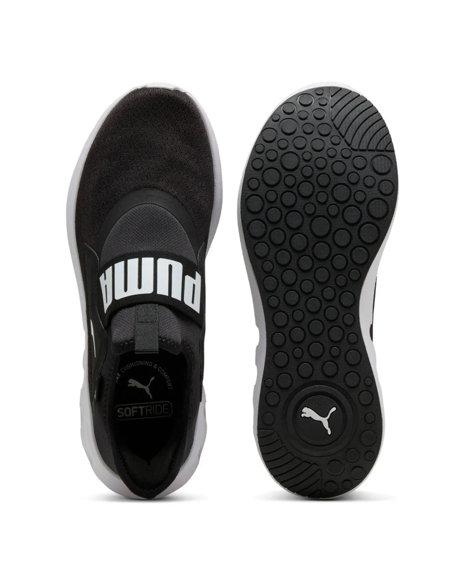 PUMA - SNEAKERS NERA E BIANCA SOFTRIDE CARSON SLIPTECH II - 311724-01