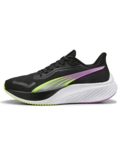PUMA - SNEAKERS POUNCE LITE , NERA, GIALLO FLUO, MAGENTA E GRIGIA - 310778-07