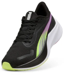 PUMA - SNEAKERS POUNCE LITE , NERA, GIALLO FLUO, MAGENTA E GRIGIA - 310778-07