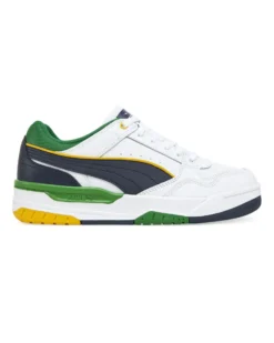 PUMA - SNEAKERS REBOUND RETRO BIANCA, VERDE E BLU - 400197-07