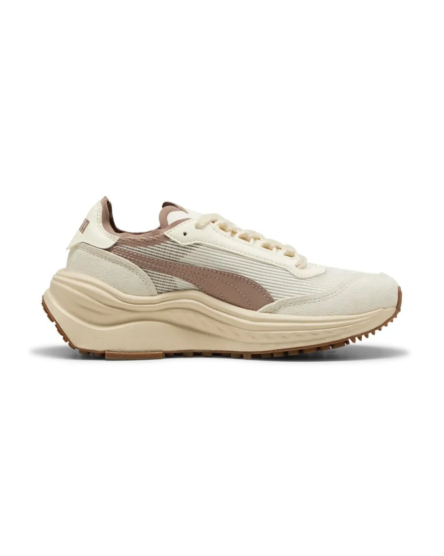 PUMA - SNEAKERS RIDER ELITE BEIGE E MARRONE DA DONNA, 402922-10