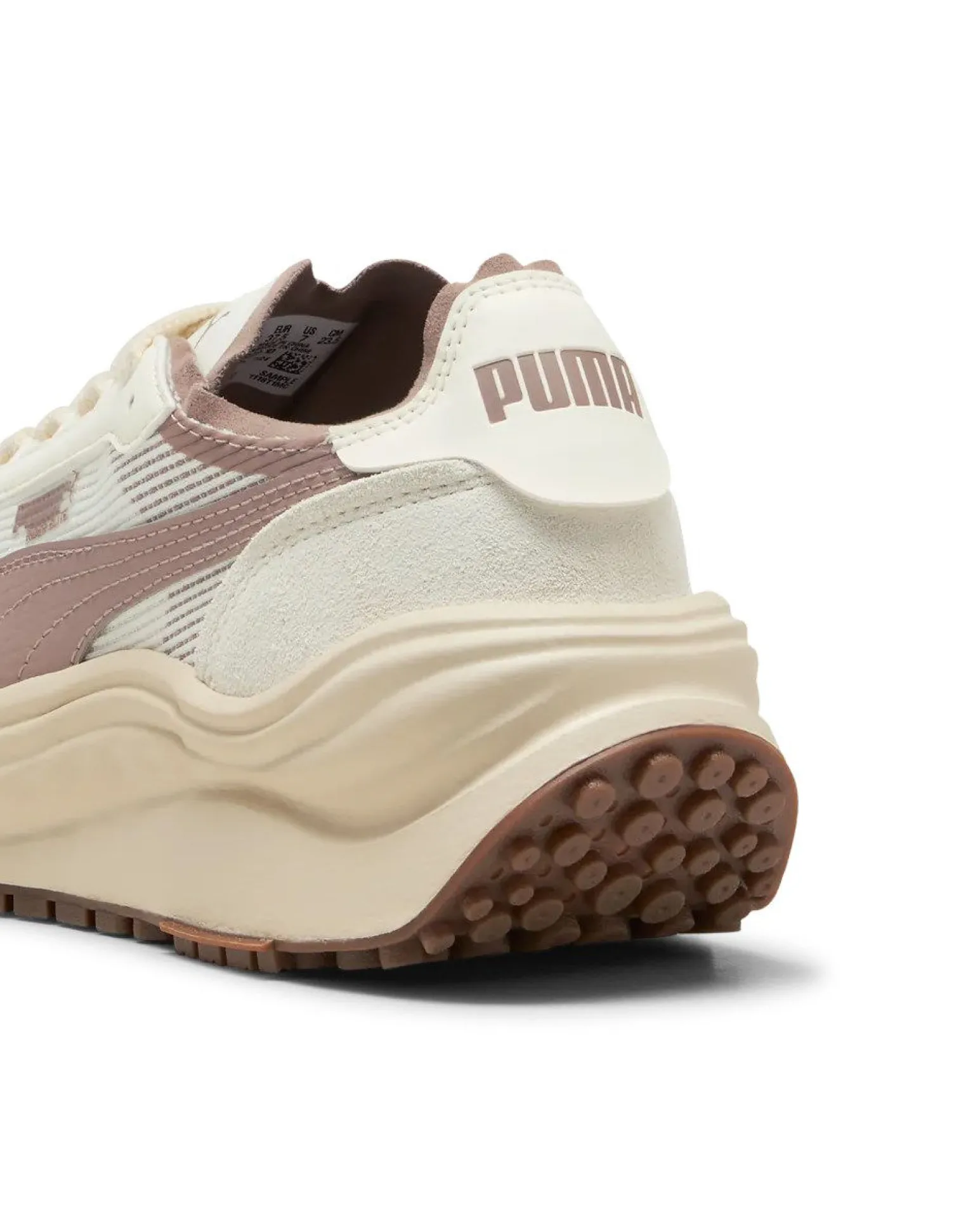 PUMA - SNEAKERS RIDER ELITE BEIGE E MARRONE DA DONNA, 402922-10